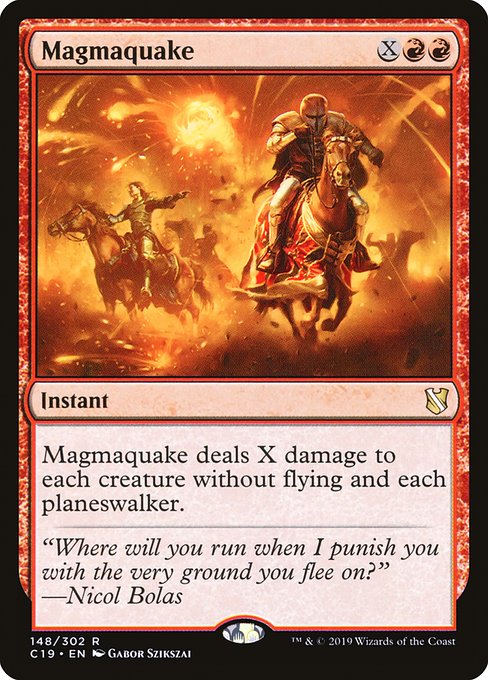 Magic the Gathering Card - Magmaquake - MTG Circle