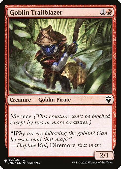 Magic the Gathering Card - Goblin Trailblazer - MTG Circle
