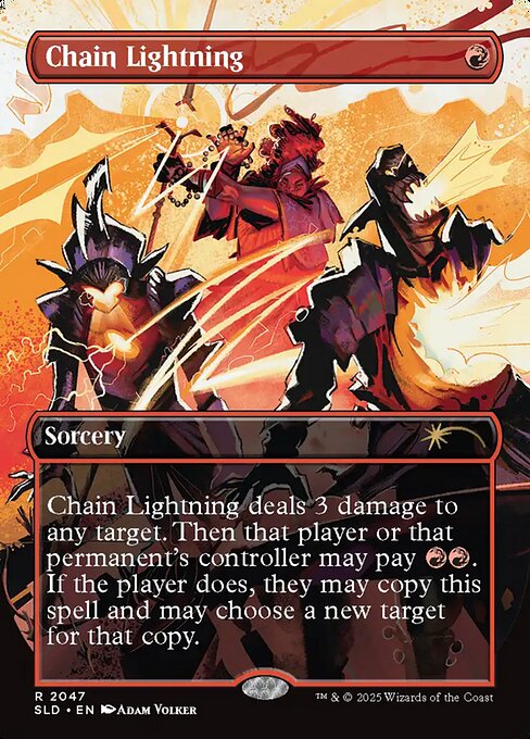 Magic the Gathering Card - Chain Lightning - MTG Circle