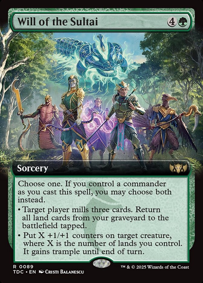 Magic the Gathering Card - Will of the Sultai - MTG Circle