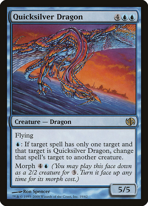 Magic the Gathering Card - Quicksilver Dragon - MTG Circle