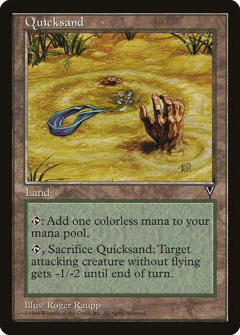 Magic the Gathering Card - Quicksand - MTG Circle