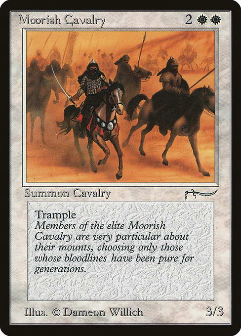 Magic the Gathering Card - Moorish Cavalry - MTG Circle