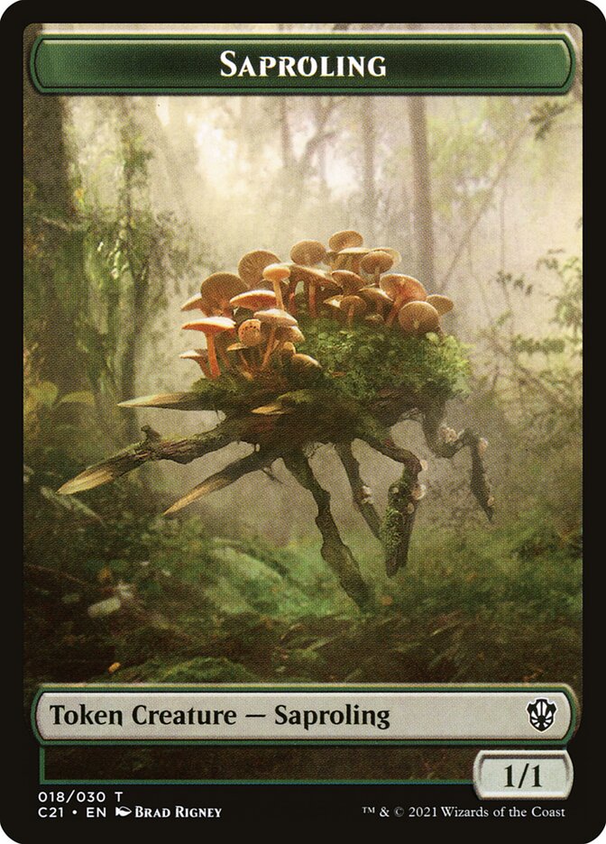 Magic the Gathering Card - Saproling - MTG Circle