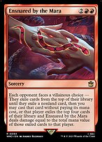Magic the Gathering Card - Ensnared by the Mara - MTG Circle