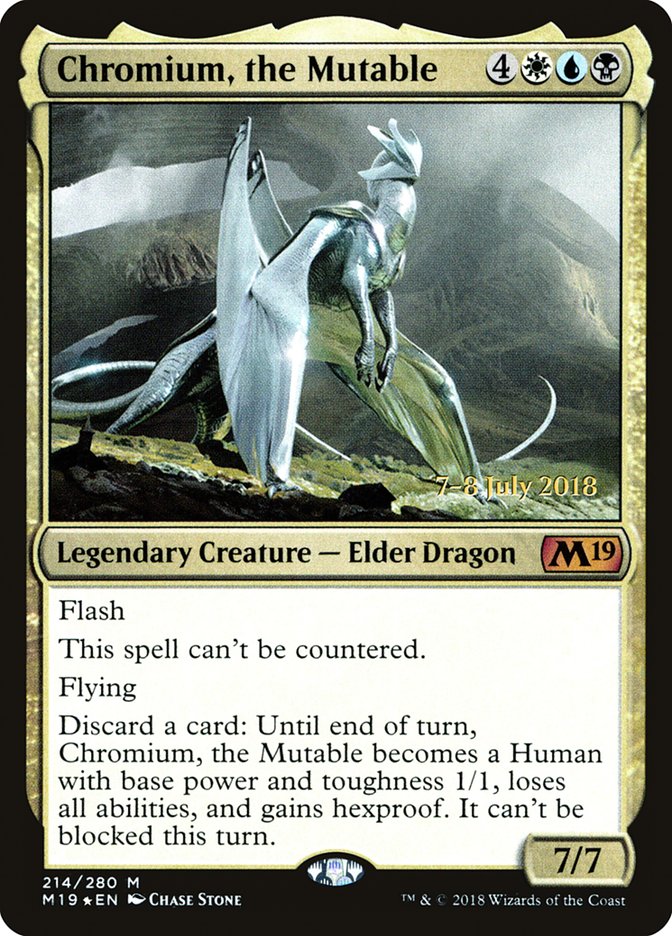 Magic the Gathering Card - Chromium, the Mutable - MTG Circle