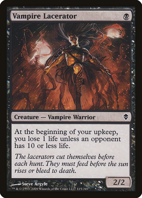 Magic the Gathering Card - Vampire Lacerator - MTG Circle