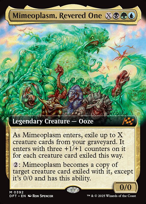 Magic the Gathering Card - Mimeoplasm, Revered One - MTG Circle