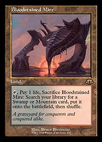 Magic the Gathering Card - Bloodstained Mire - MTG Circle