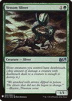 Magic the Gathering Card - Venom Sliver - MTG Circle