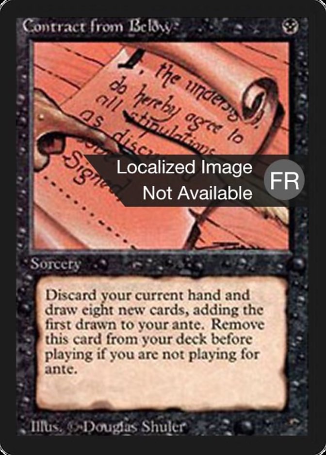 Magic the Gathering Card - Contract from Below - MTG Circle