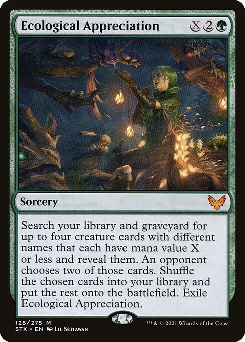 Magic the Gathering Card - Ecological Appreciation - MTG Circle