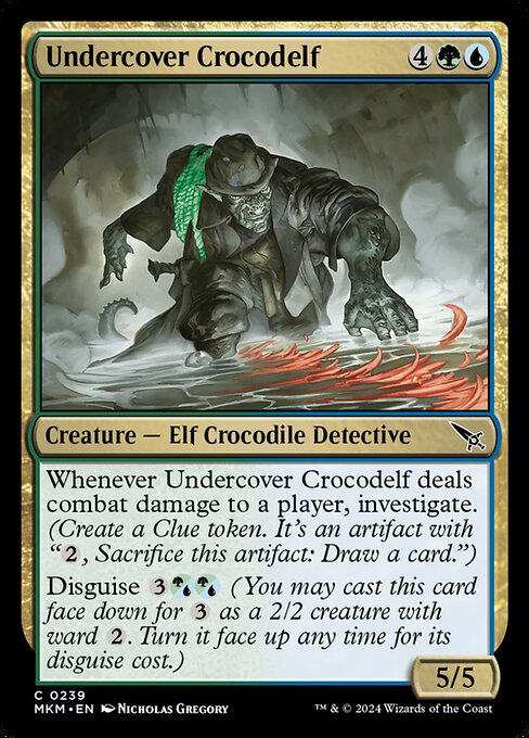 Magic the Gathering Card - Undercover Crocodelf - MTG Circle