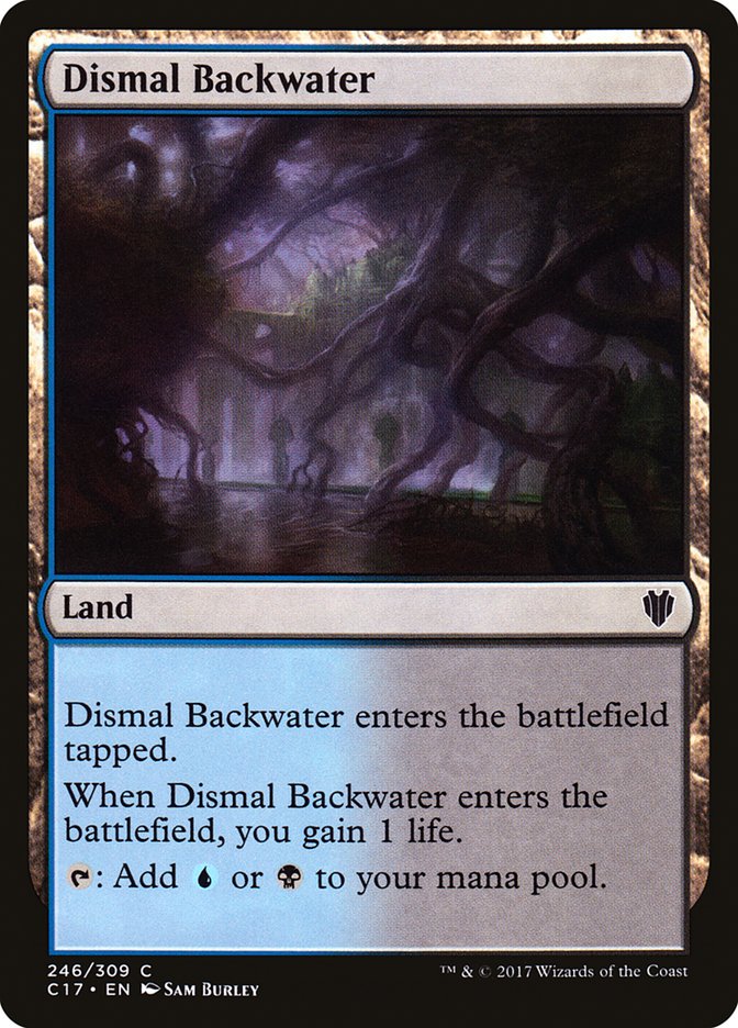 Magic the Gathering Card - Dismal Backwater - MTG Circle