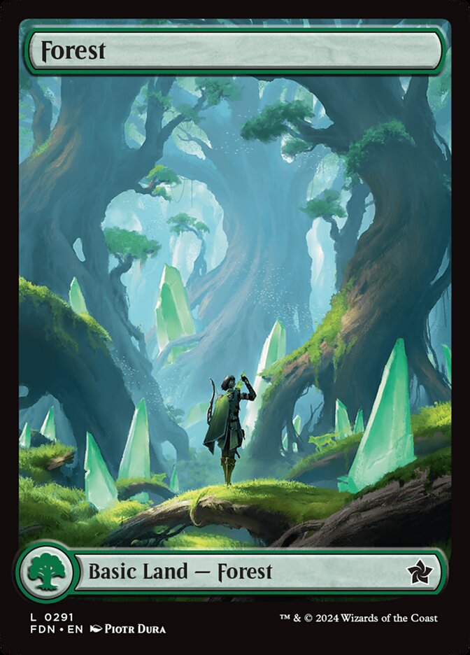 Magic the Gathering Card - Forest - MTG Circle