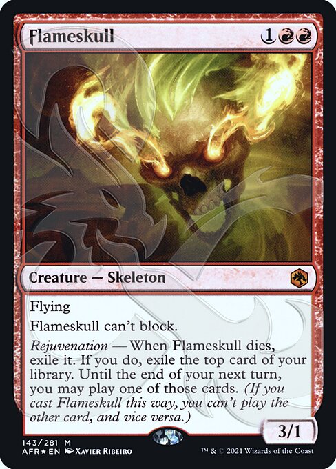 Magic the Gathering Card - Flameskull - MTG Circle