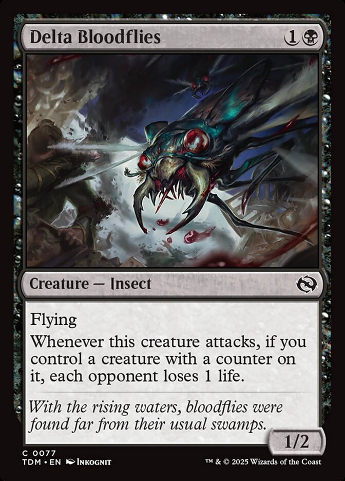 Magic the Gathering Card - Delta Bloodflies - MTG Circle