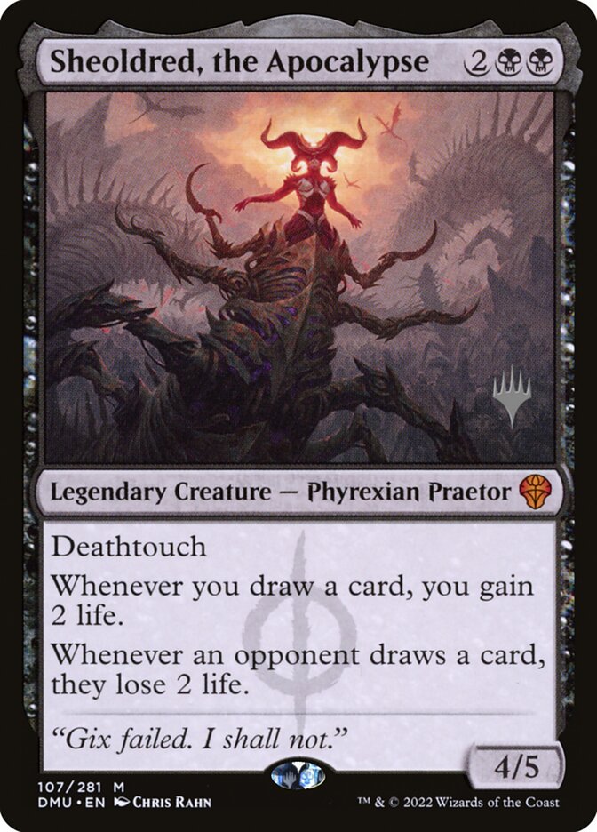 Magic the Gathering Card - Sheoldred, the Apocalypse - MTG Circle