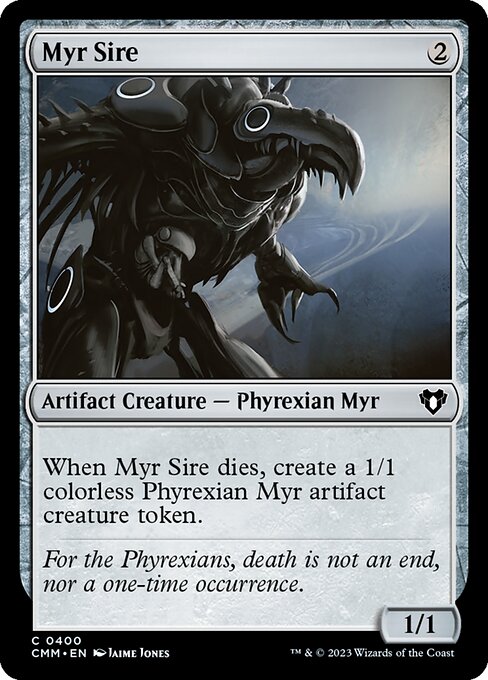 Magic the Gathering Card - Myr Sire - MTG Circle