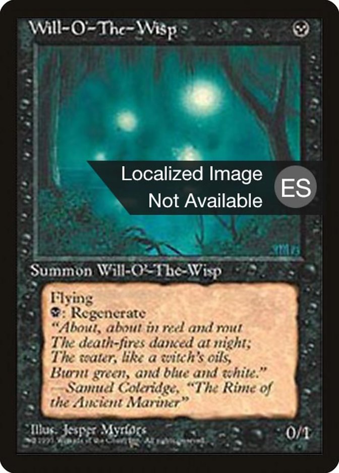 Magic the Gathering Card - Will-o'-the-Wisp - MTG Circle