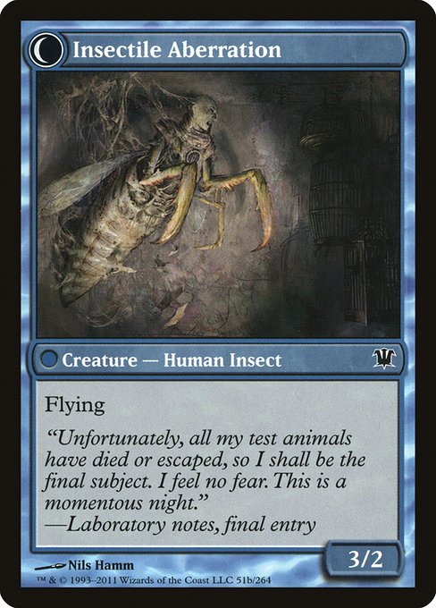 Magic the Gathering Card - Insectile Aberration - MTG Circle