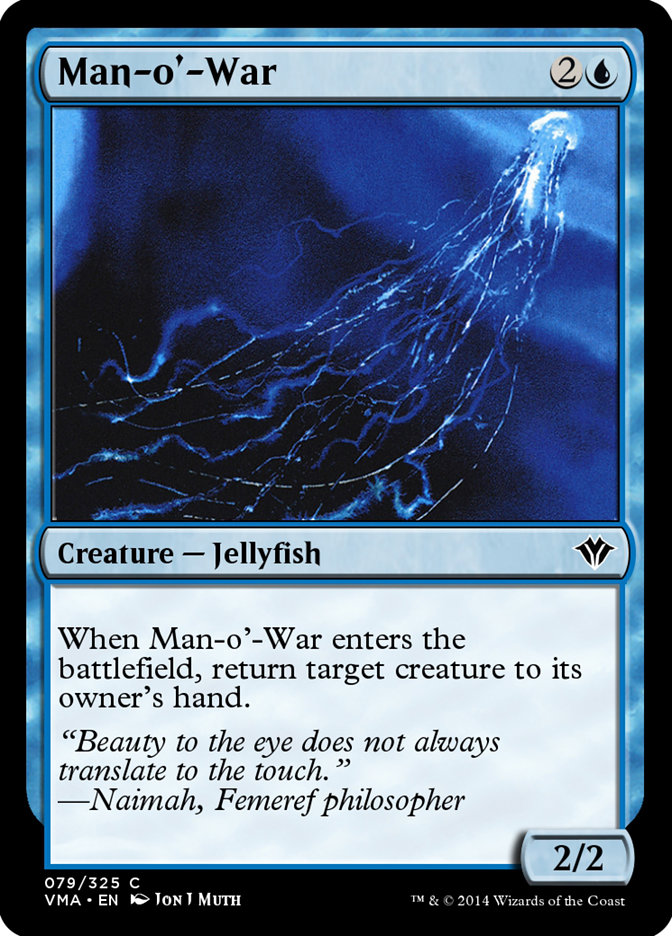 Magic the Gathering Card - Man-o'-War - MTG Circle
