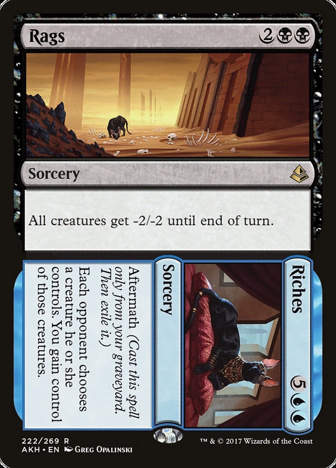 Magic the Gathering Card - Rags // Riches - MTG Circle