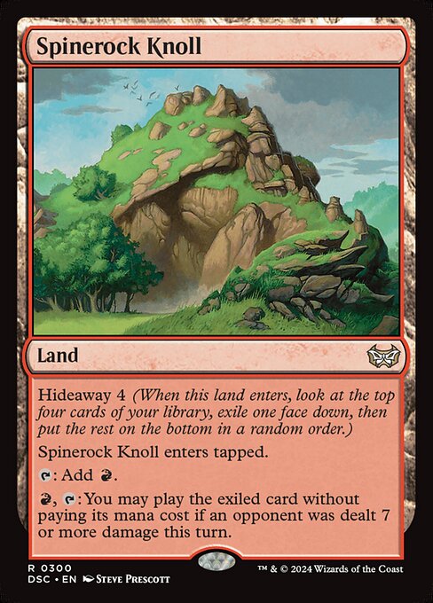 Magic the Gathering Card - Spinerock Knoll - MTG Circle