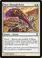 Magic the Gathering Card - Plow Through Reito - MTG Circle