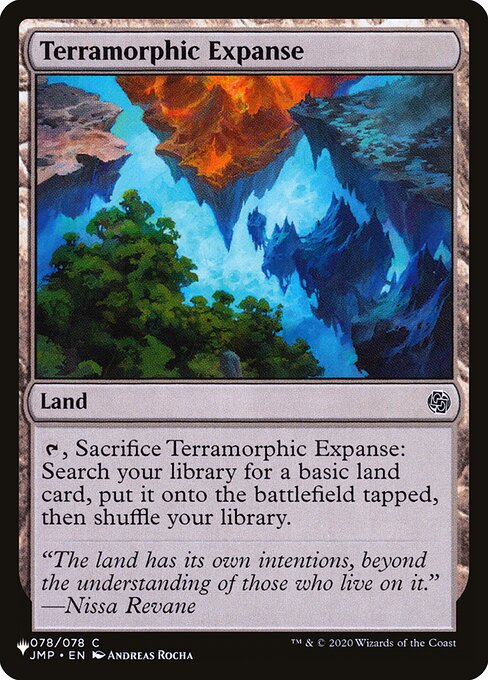 Magic the Gathering Card - Terramorphic Expanse - MTG Circle