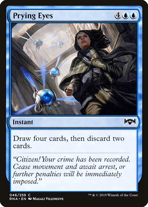 Magic the Gathering Card - Prying Eyes - MTG Circle