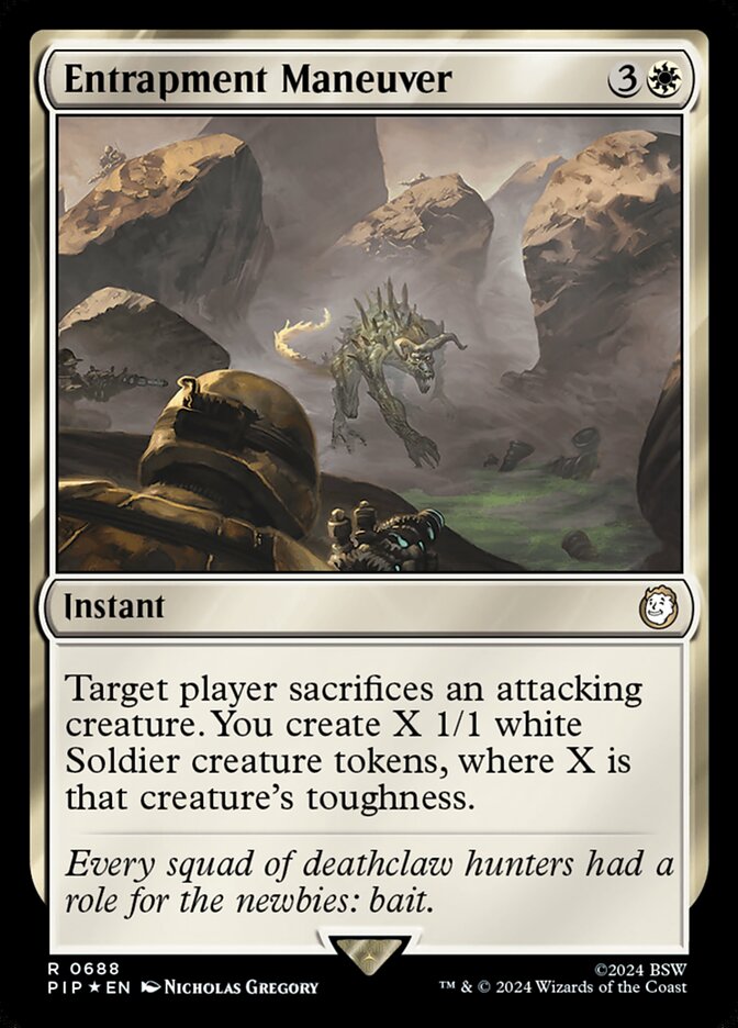 Magic the Gathering Card - Entrapment Maneuver - MTG Circle