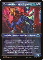Magic the Gathering Card - Tetsuko Umezawa, Fugitive - MTG Circle