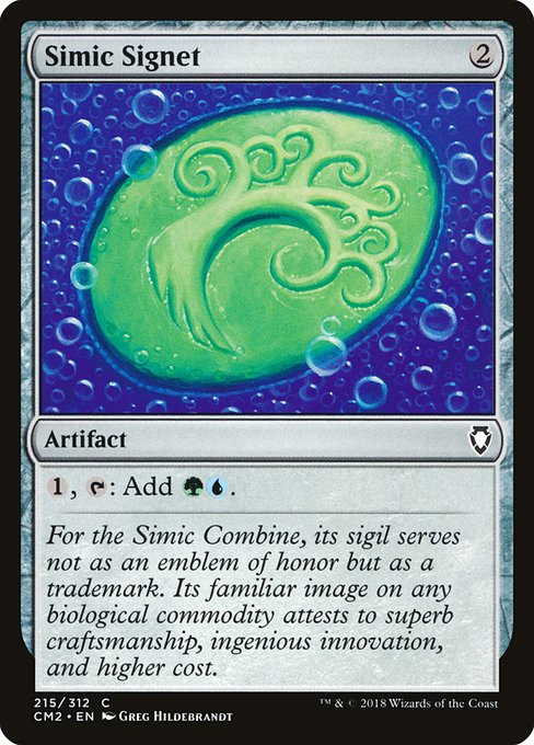Magic the Gathering Card - Simic Signet - MTG Circle