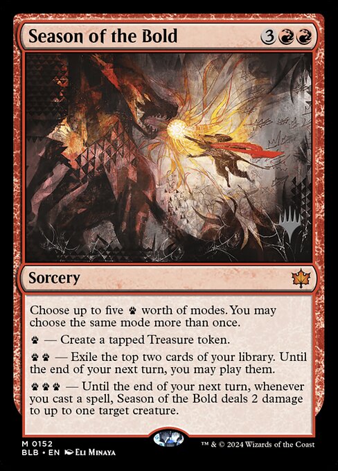 Magic the Gathering Card - Season of the Bold - MTG Circle