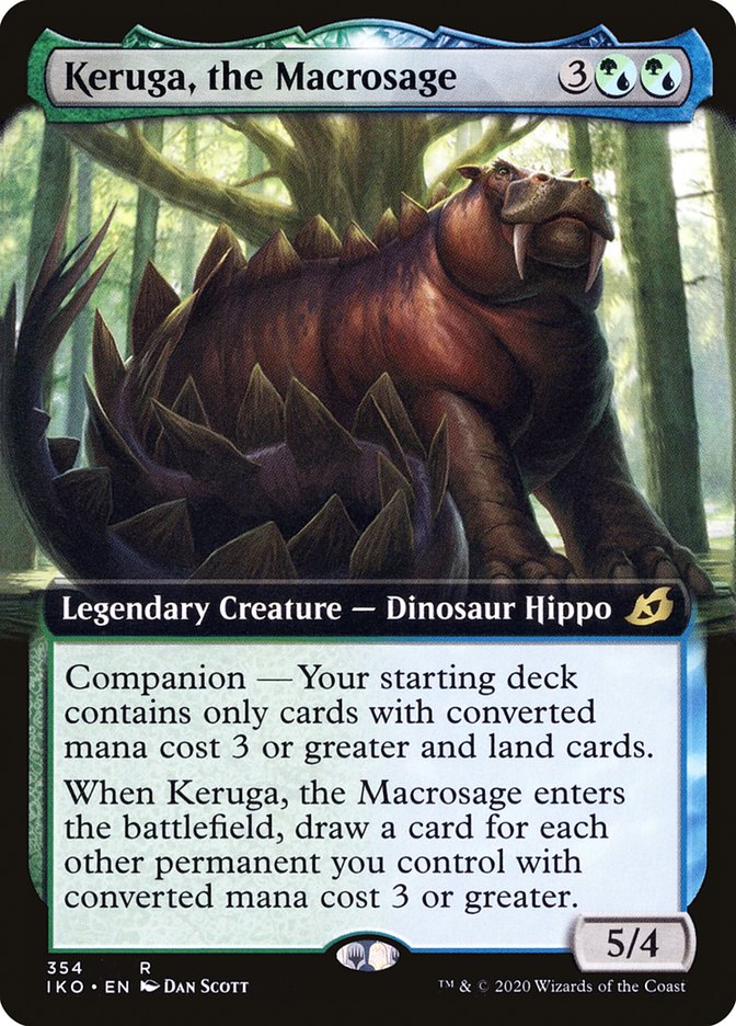Magic the Gathering Card - Keruga, the Macrosage - MTG Circle