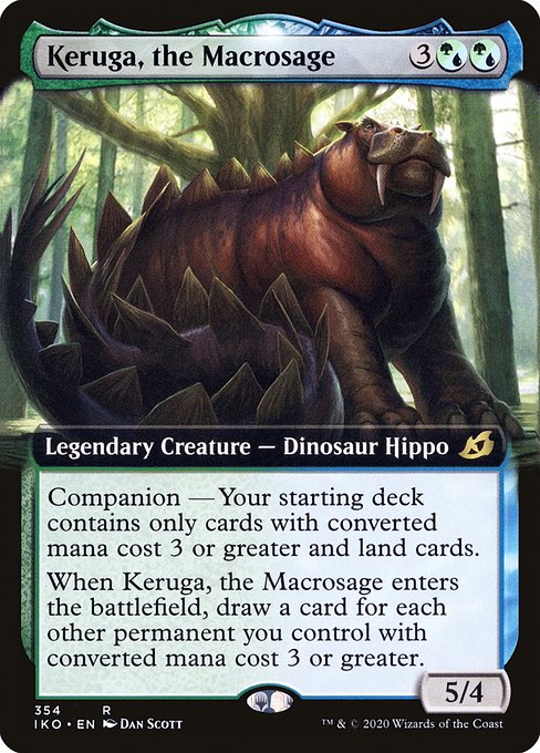 Magic the Gathering Card - Keruga, the Macrosage - MTG Circle