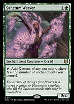 Magic the Gathering Card - Sanctum Weaver - MTG Circle