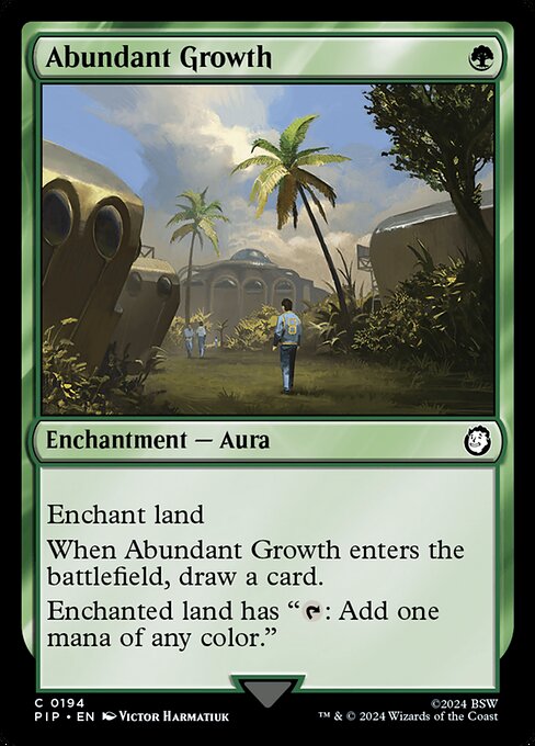 Magic the Gathering Card - Abundant Growth - MTG Circle