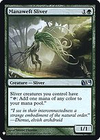 Magic the Gathering Card - Manaweft Sliver - MTG Circle