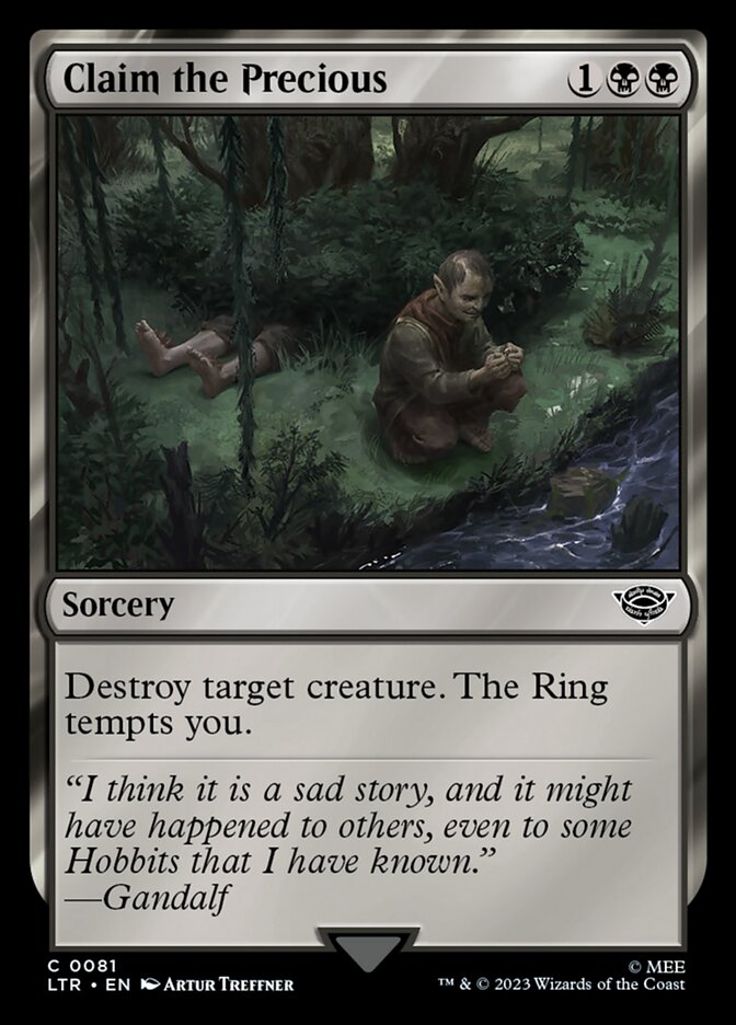 Magic the Gathering Card - Claim the Precious - MTG Circle