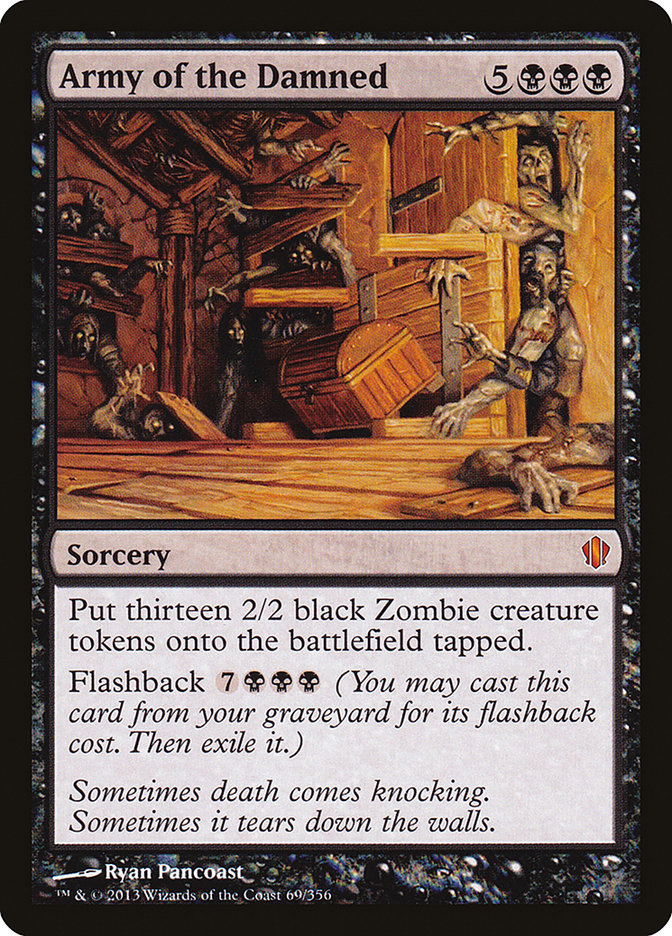 Magic the Gathering Card - Army of the Damned - MTG Circle