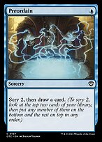 Magic the Gathering Card - Preordain - MTG Circle