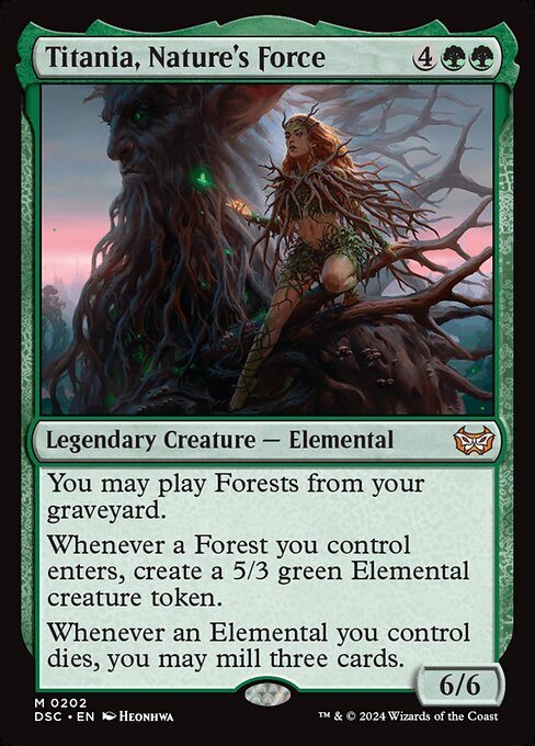 Magic the Gathering Card - Titania, Nature's Force - MTG Circle