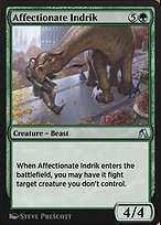 Magic the Gathering Card - Affectionate Indrik - MTG Circle