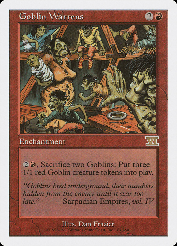 Magic the Gathering Card - Goblin Warrens - MTG Circle