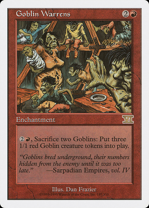 Magic the Gathering Card - Goblin Warrens - MTG Circle