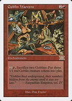 Magic the Gathering Card - Goblin Warrens - MTG Circle