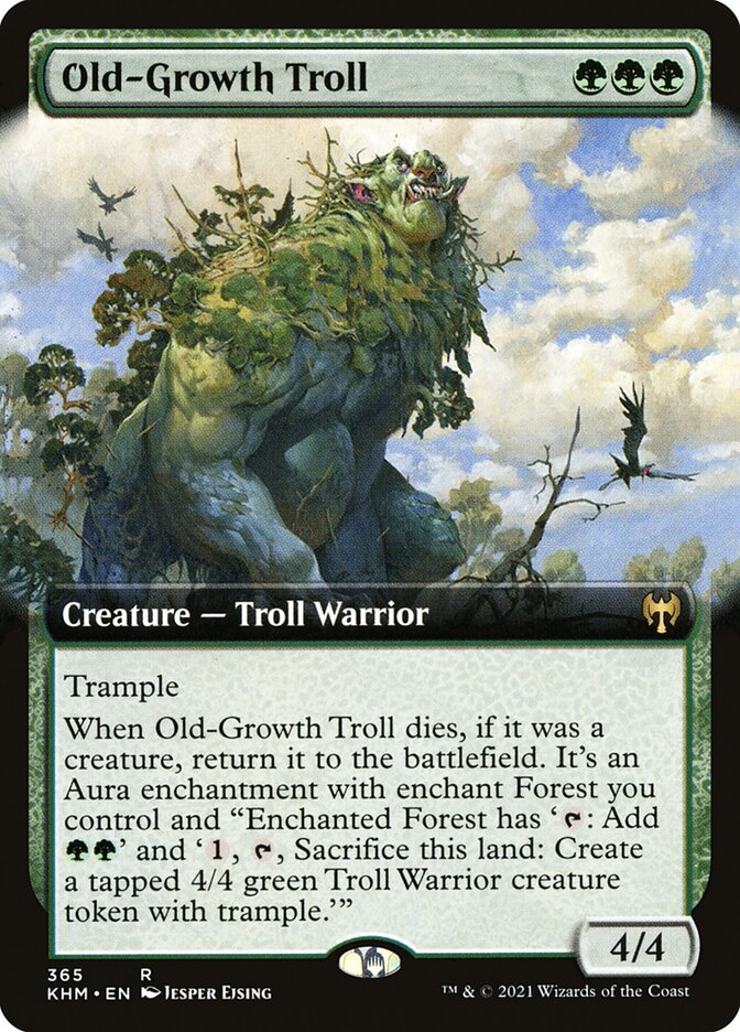 Magic the Gathering Card - Old-Growth Troll - MTG Circle