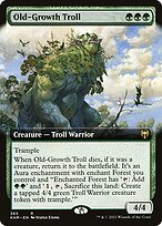 Magic the Gathering Card - Old-Growth Troll - MTG Circle